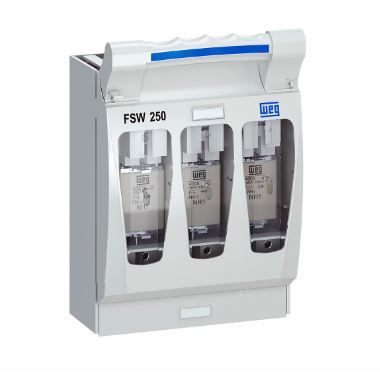 CHAVE SECCIONADORA TRIPOLAR C/ PORTA FUSIVEIS 250A3 POLO  FSW WEG
