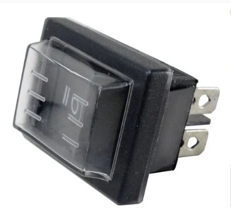 CHAVE GANGORRA 3 POSICOES C/ CAPA RS-203-1C-B -  PRETA METALTEX