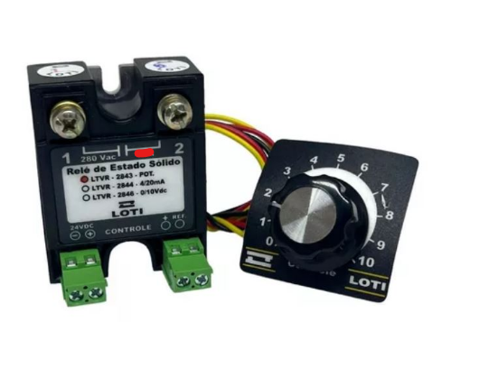 RELE VARIADOR DE POTENCIA COM POTENCIOMETRO LTVR-2843-50A LOTI
