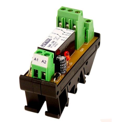 RELE ACOPLADOR INTERFACE 5A  220VCA/VCC 2REV Q2R-220 METALTEX