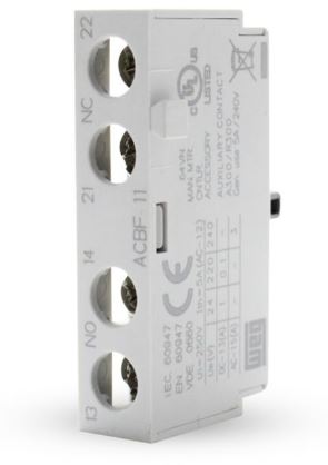 BLOCO  DE CONTATO FRONTAL 1NA+1NF ACBF-11 P/DISJ.MOT MPW100 WEG