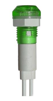 LAMPADA OLHO DE BOI COM RABICHO 220V VERDE JNG
