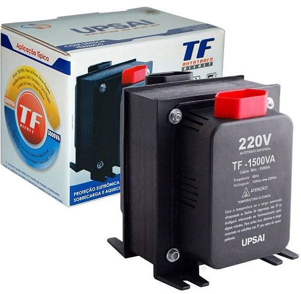 TRANSFORMADOR VOLTAGEM 1500VA SENSOR TERMICO UPSAI