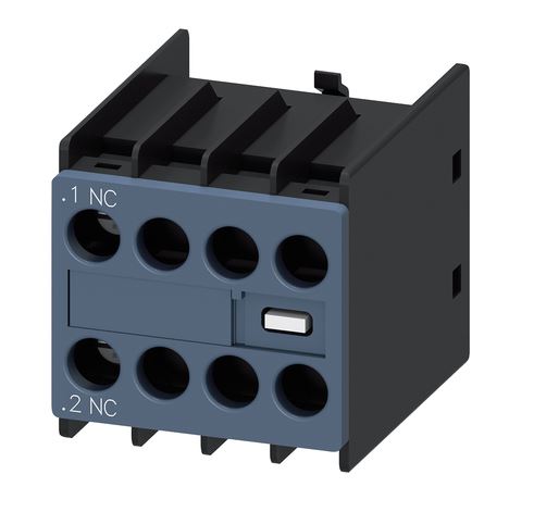 BLOCO DE CONTATO AUXILIAR FRONTAL1NF 3RH2911-1HA01 P/3RT20 S00 S3 SIEMENS