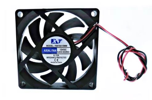 MINI VENTILADOR 70X70X15MM-12VDC PGZ84375 AXIAL FAN