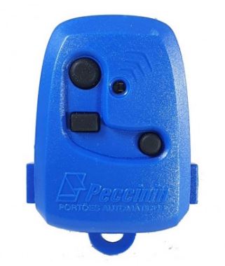 CONTROLE DE PORTÃO TRANSMISSOR 433-92MHZ AZUL 3C PECCININ NICE