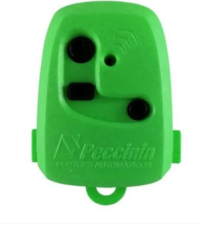 CONTROLE DE PORTÃO TRANSMISSOR 434MHZ VERDE PECCININ NICE