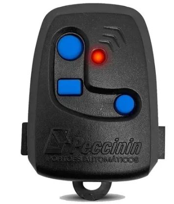 CONTROLE DE PORTÃO TRANSMISSOR 434MHZ PRETO PECCININ NICE