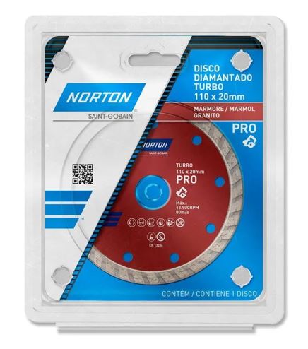 DISCO DE CORTE DIAMANTADO TURBO ECONOMICO NORTON
