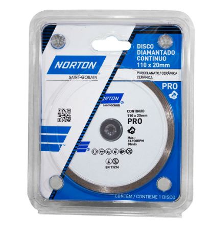 DISCO DE CORTE DIAMANTADO CONTINUO ECONOMICO NORTON