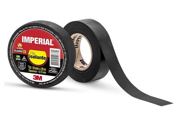 FITA ISOLANTE 20M 3M PRETO IMPERIAL