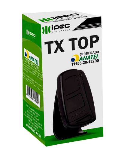 CONTROLE DE PORTÃO IPEC A2056-PT TX TOP-TRANSMISSOR 2CANAIS 433MHZ SAW