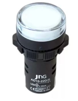 SINALEIRO LED 24VCC AD1622DW BRANCO JNG
