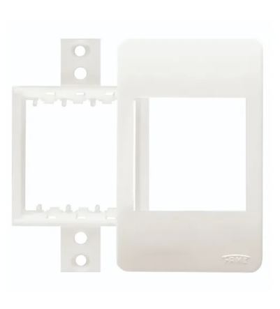 PLACA PARA CAIXINHA SISTEMA X 2 POSTO MODULAR 2847 HABITAT FAME
