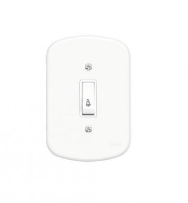 COJUNTO 1 PULSADOR CAMPAINHA 4X2 0601 BLANC 0601 FAME
