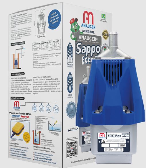 BOMBA PARA AGUA SAPPO ECCO PLUS 220V ANAUGER