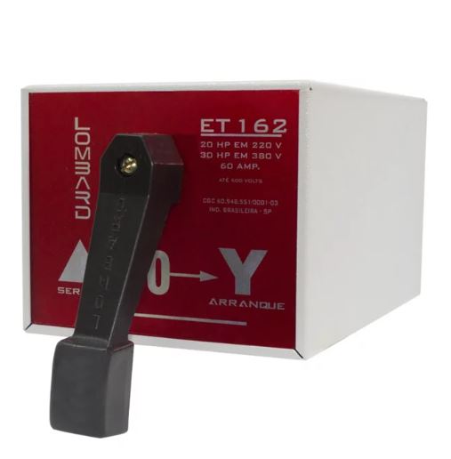 CHAVE ESTRELA TRIÂNGULO.20HP/60A ET162 LOMBARD