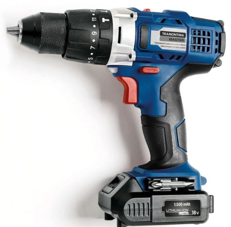 PARAFUSADEIRA / FURADEIRA DE IMPACTO A BATERIA DE LI-ION 18V 42404/001 TRAMONTINA