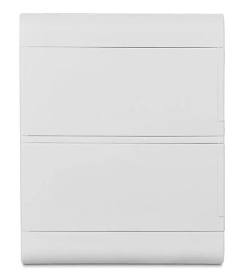 QUADRO DE EMBUTIR OURO BOX 24 DIN PORTA OPACA STECK