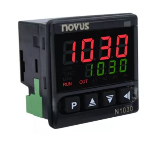 CONTROLADOR DE TEMPERATURA N1030-PR-24V PT100/J/K/T PULSO + 1 RELE NOVUS
