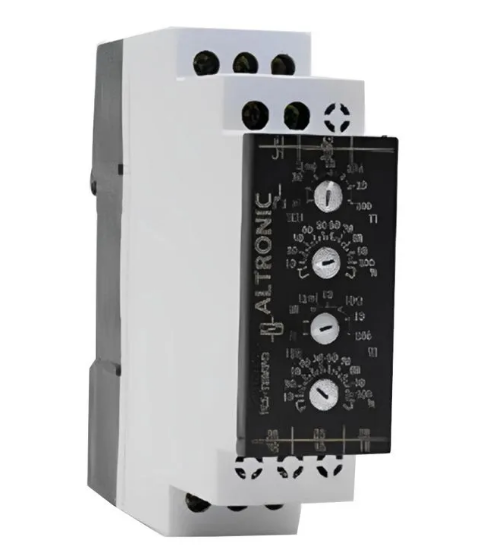 RELE TEMPORIZADOR MULTIFUNCAO 24-240VCA/VCC 1 SPDT 0-1SEGS-100HRS TMF-01-MC ALTRONIC