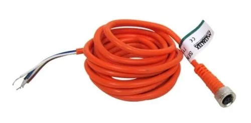 CABO COM CONECTOR PARA SENSOR M8 RETO 4 PINOS 2MTS K84-R-2M METALTEX