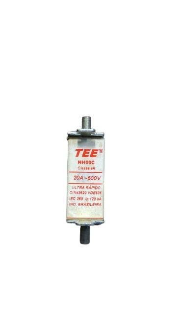 FUSÍVEL  NH000 20A 500V EFEITO ULTRA RÁPIDO TEE