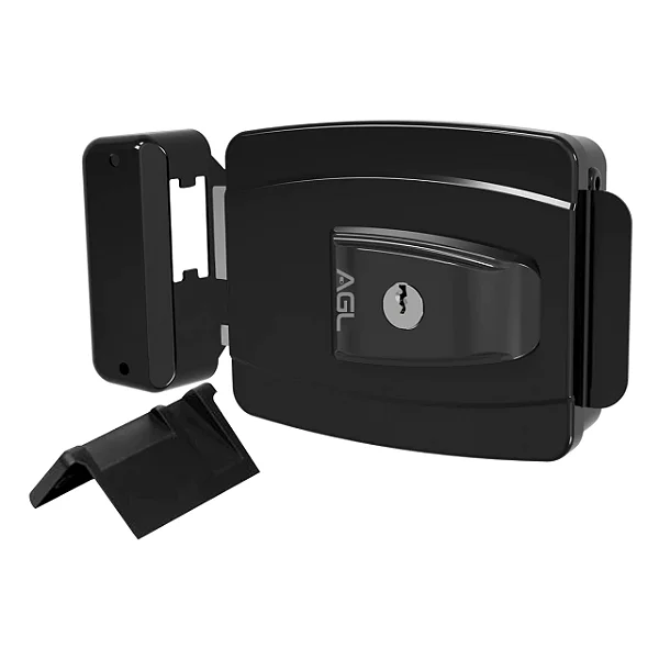 FECHADURA ELÉTRICA 12V AGLINHA 4887 CINZA AGL