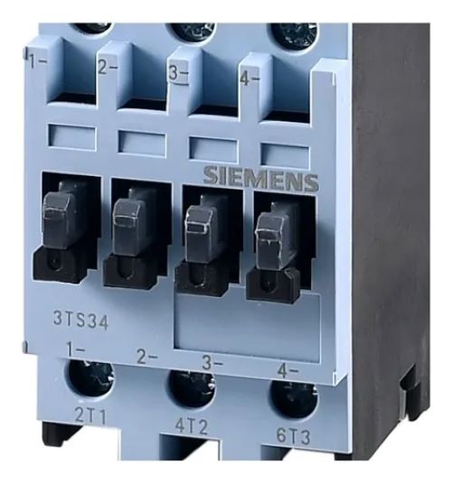 CONTATOR TRIPOLAR 32A 220V 3TS34 11-0AN2 1NA 1NF SIEMENS