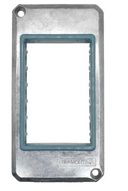 TAMPA MODULAR 3 POSTOS PARA CONDULETE 1/2"-3/4" LIZ/LUX 56117/041 TRAMONTINA