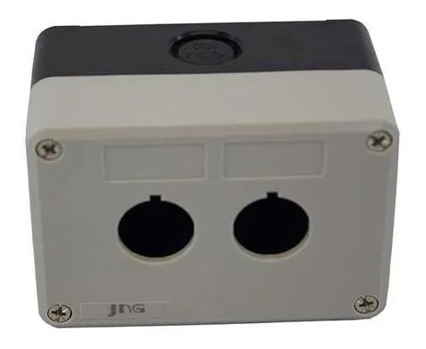 CAIXA PARA BOTOEIRA 22,5MM 2 FUROS - BMX102 CINZA JNG