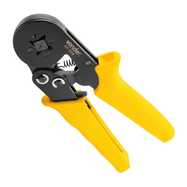 ALICATE CRIMPADOR PARA TERMINAIS ISOLADOS TUBULARES DE 0,25 A 6MM AP-256 VONDER