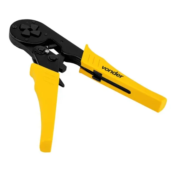 ALICATE CRIMPADOR PARA TERMINAIS ISOLADOS TUBULARES DE 6 A 16MM AC-412 VONDER