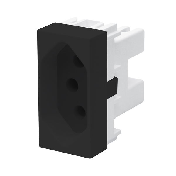 MODULO TOMADA 20A 2P+T PRETO 4036 HABITAT FAME
