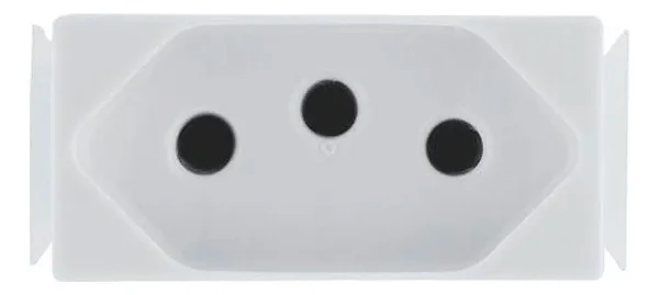 MODULO TOMADA 20A/250V 2P+T  BRANCA ARIA TRAMONTINA