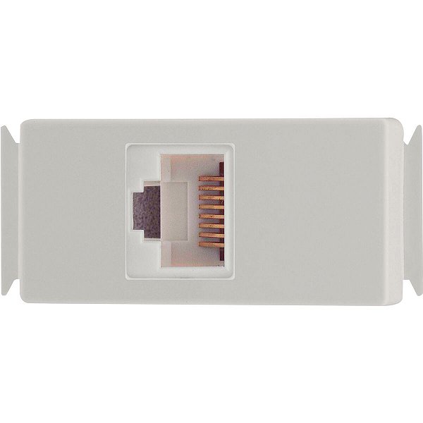 MODULO TOMADA RJ45 FEMEA (CAT 6) BRANCA LIZ TRAMONTINA