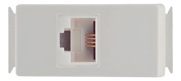 MODULO TOMADA RJ11 FEMEA BRANCO LIZ TRAMONTINA