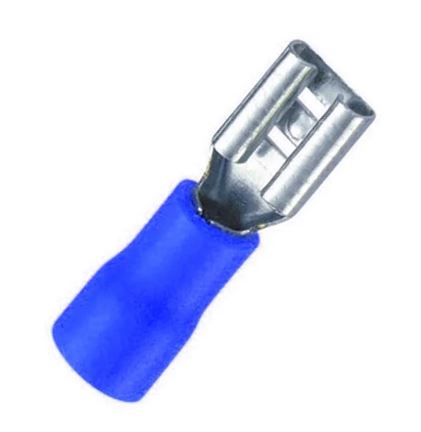 TERMINAL FEMEA AZUL 1,5 - 2,5MM  PACOTE C/ 100