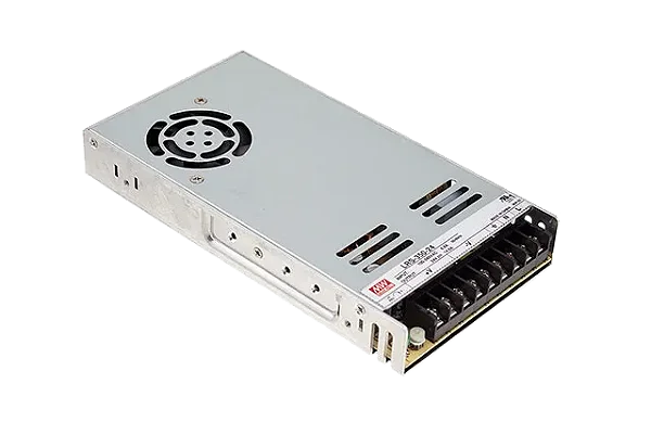 FONTE CHAVEADA COLMEIA 24V 14,6A 350W 110/220VCA (COM SELETOR DE TENSÃO) LRS-350-24 MEAN WELL