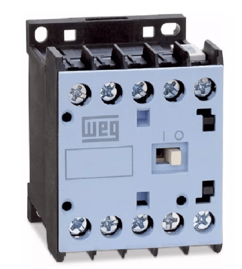 MINI CONTATOR TRIPOLAR 12A 1NA 24VCC CWC012-10-30C03 WEG