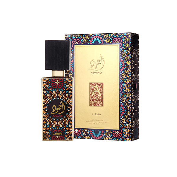 Ajwad Lattafa Perfume Árabe Compartilhável - Eau de Parfum (Ref. Olfativa Mancera) 60ml