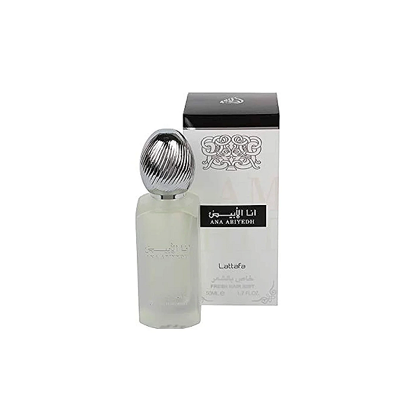 Ana Abiyedh Hair Mist Lattafa - Perfume de cabelo Feminino Árabe 50ml