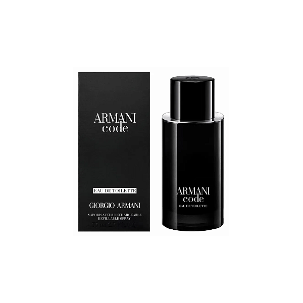 Armani New Code Giorgio Armani Eau de Toilette Recarregável - Perfume Masculino 75ml