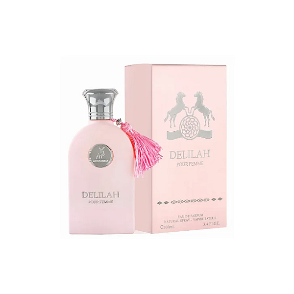 Delilah Pour Femme Maison Alhambra Eau de Parfum Feminino Árabe (Ref. olfativa ao Delina Marly)
