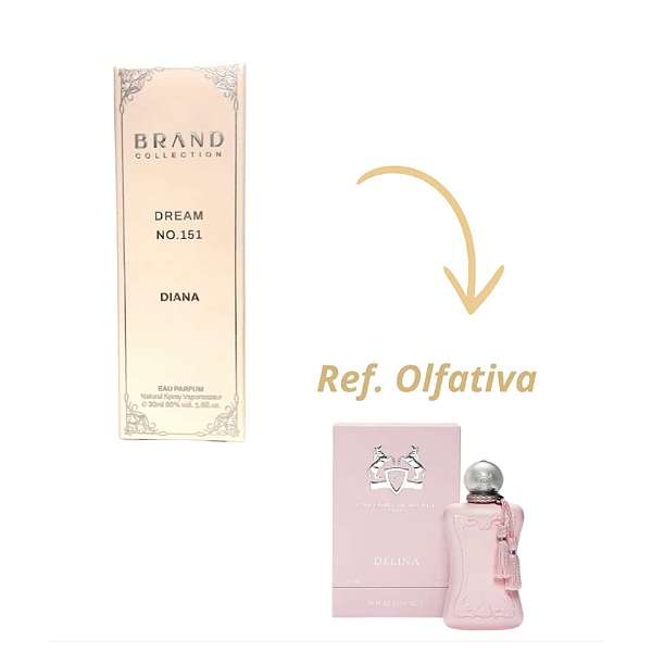 Brand Collection 151 - Diana Perfume Feminino (Ref. Olfativa Delina) 30ml