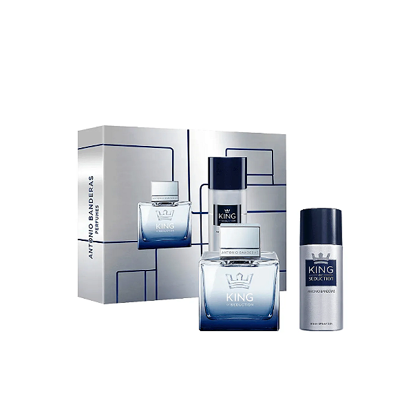 Kit King of Seduction Banderas Masculino - Eau de Toilette 100ml + Desodorante 150ml