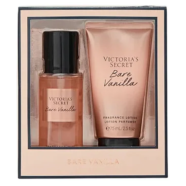 Kit Mini Loção + Splash Victoria's Secret Bare Vanilla 75ml