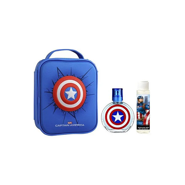 Kit Mochila Capitão América - Menino