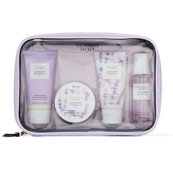 Kit Victoria's Secret Lavender & Vanilla Relax 75ml - 5 peças