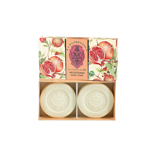 La Florentina - Sabonete CX c/ 2 Pomegranate 115G